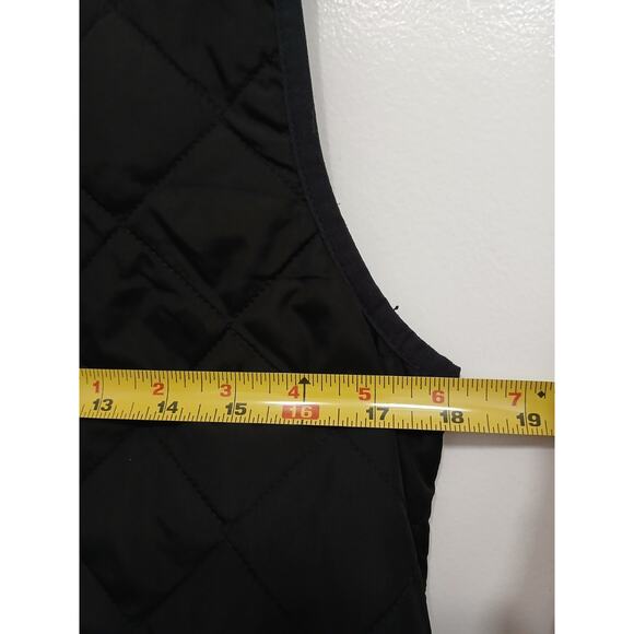 Old Navy Vest Size M Black Quilted Gorpcore Layer Lagenlook Sporty Discontinued - Picture 9 of 15